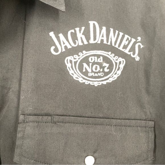 NWOT Jack Daniels Men’s Logo Rodeo L/S Snap Front Embroidered Western Shirt - Picture 9 of 10
